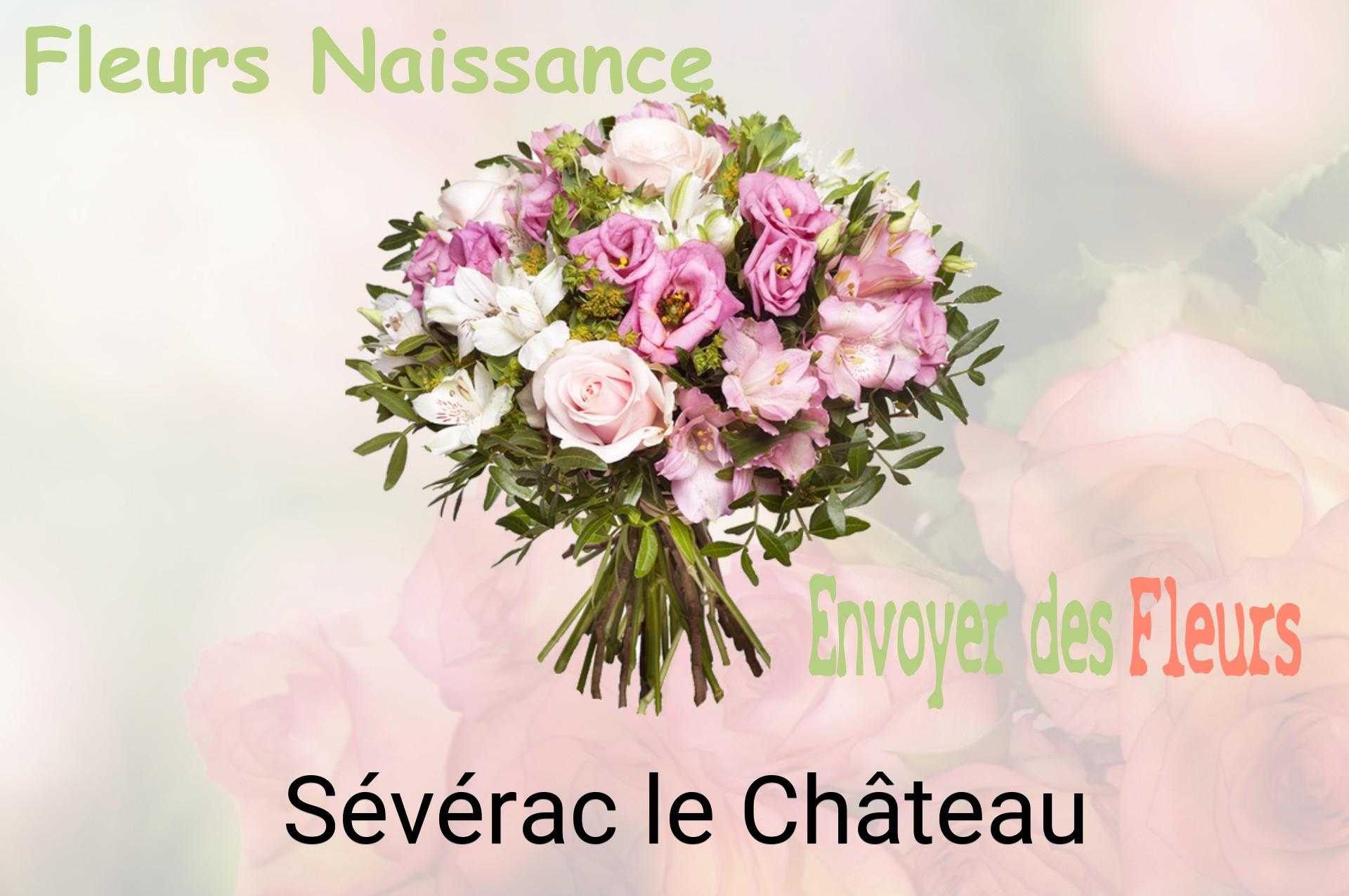 Bouquet de fleurs de naissance livré à Sévérac-le-Château