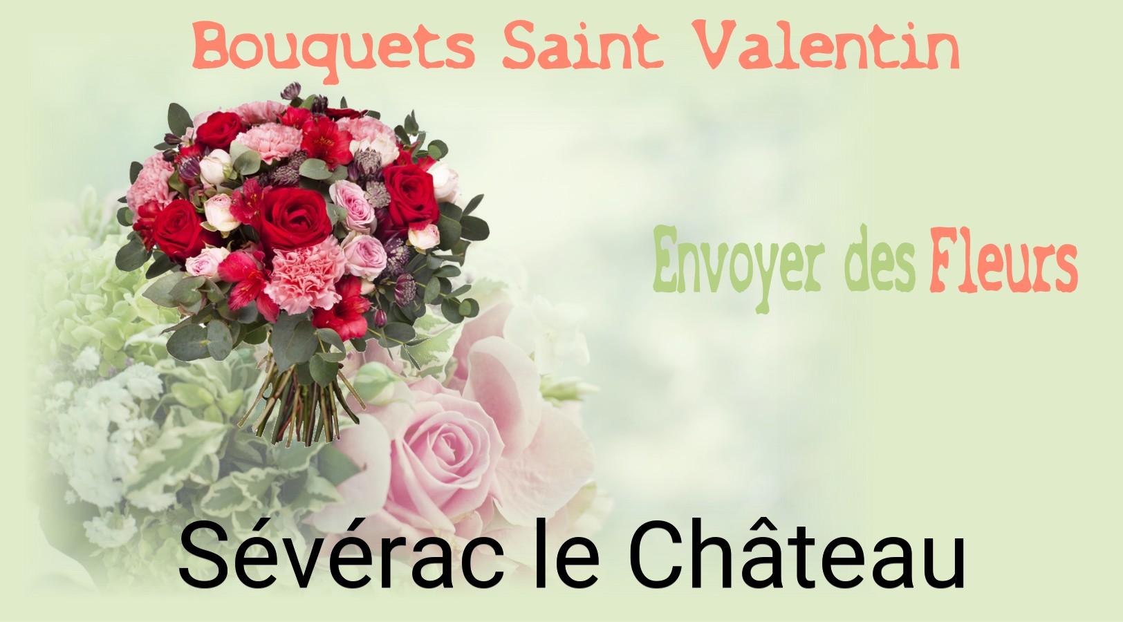 Roses de Saint-Valentin livrées à Sévérac-le-Château